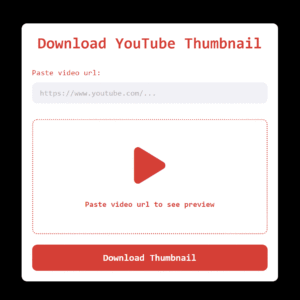 Get YouTube Thumbnail